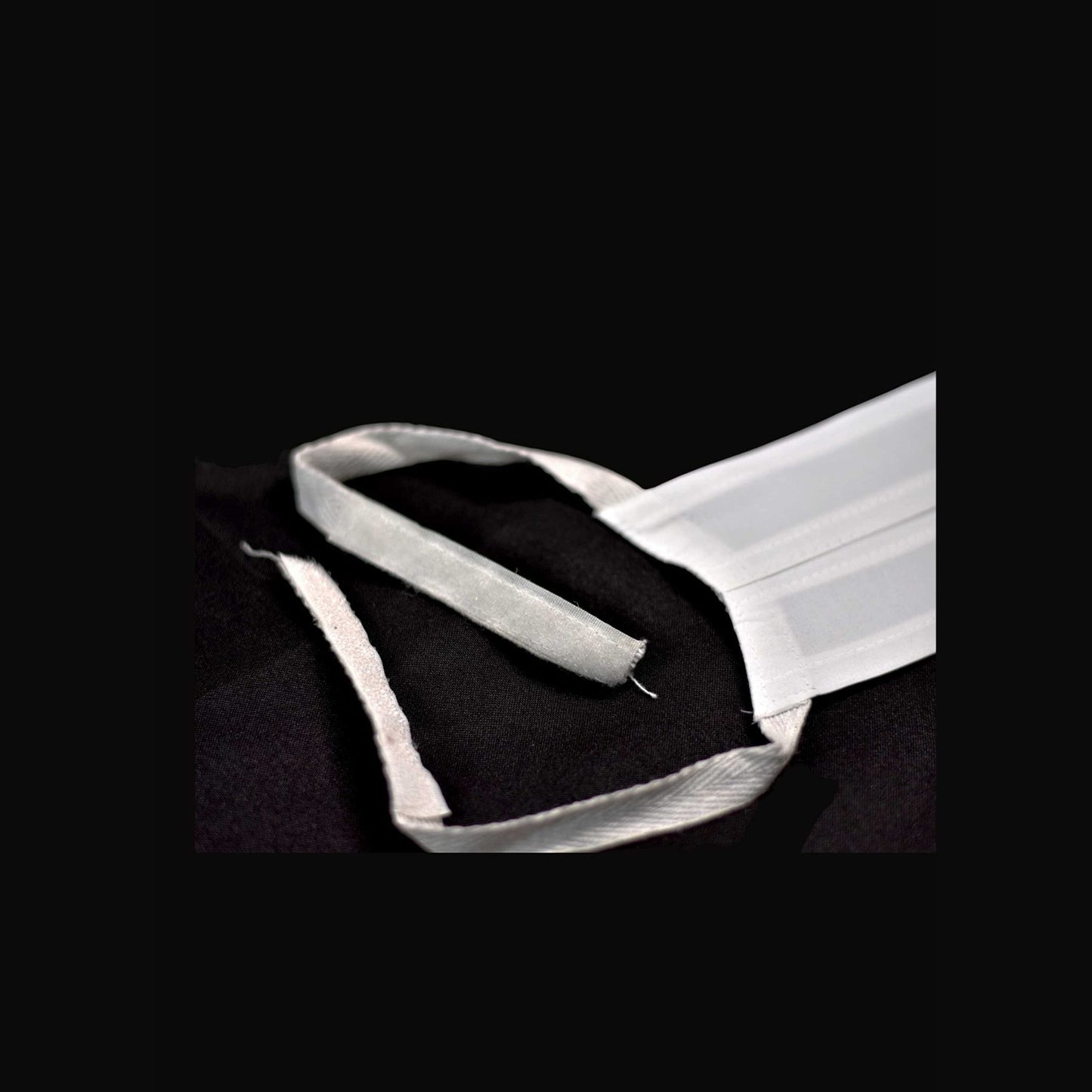 Adjustable Velcro Lawyer White Band