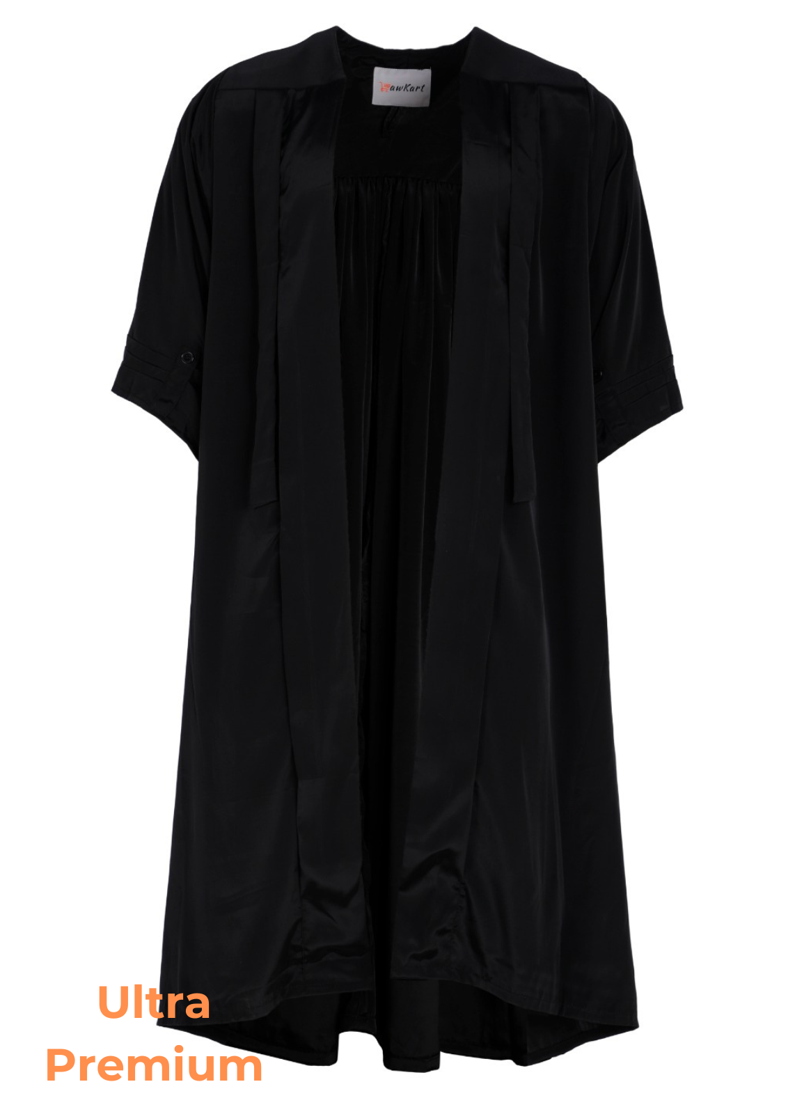 Black Legal Professional Courtroom Robe