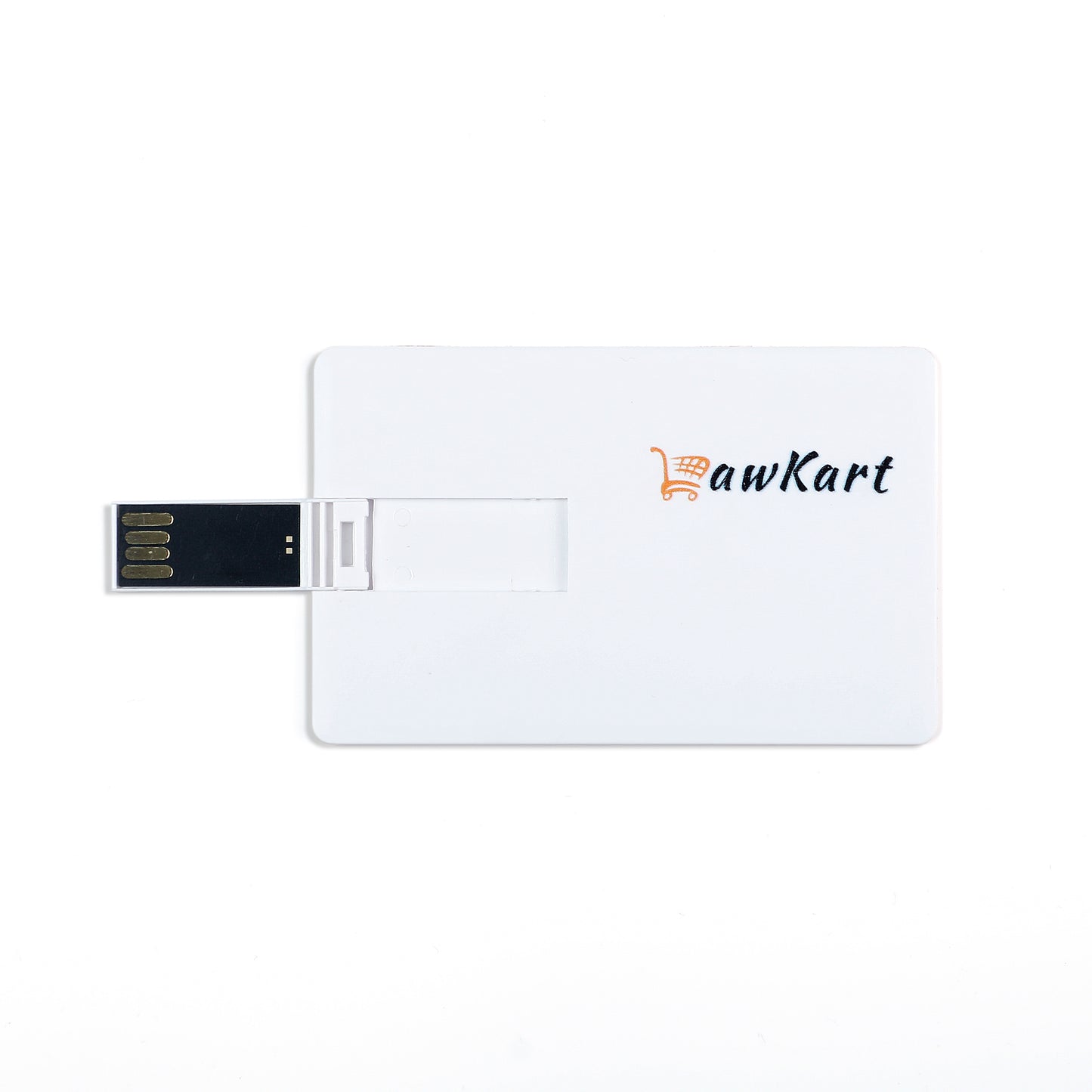 High-Speed Credit Card USB Stick in White