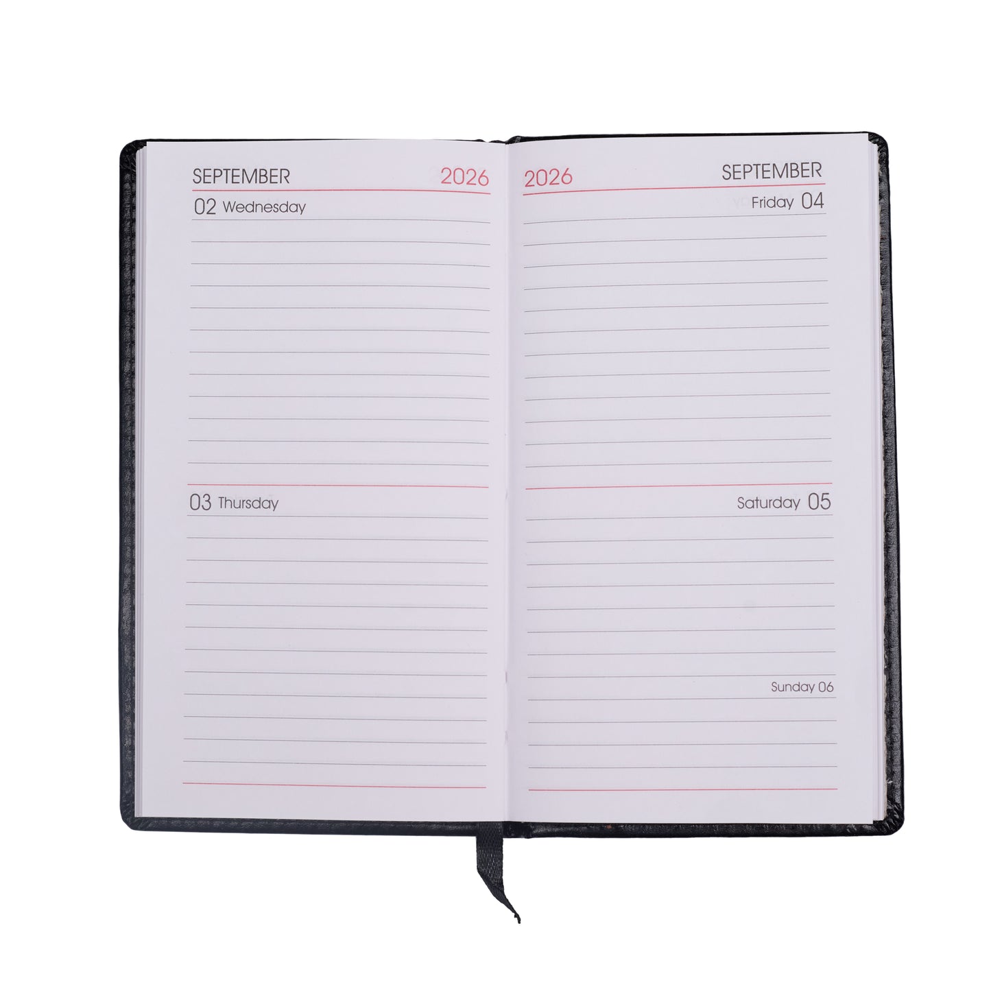 2 Dates in 1 Page Diary 2026 (Pack of 5) (Soft Foam Diary)
