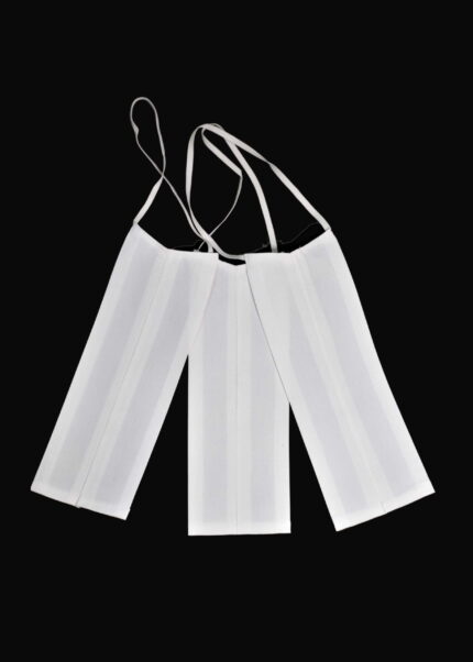 Premium Cotton Lawyer Neckband in White