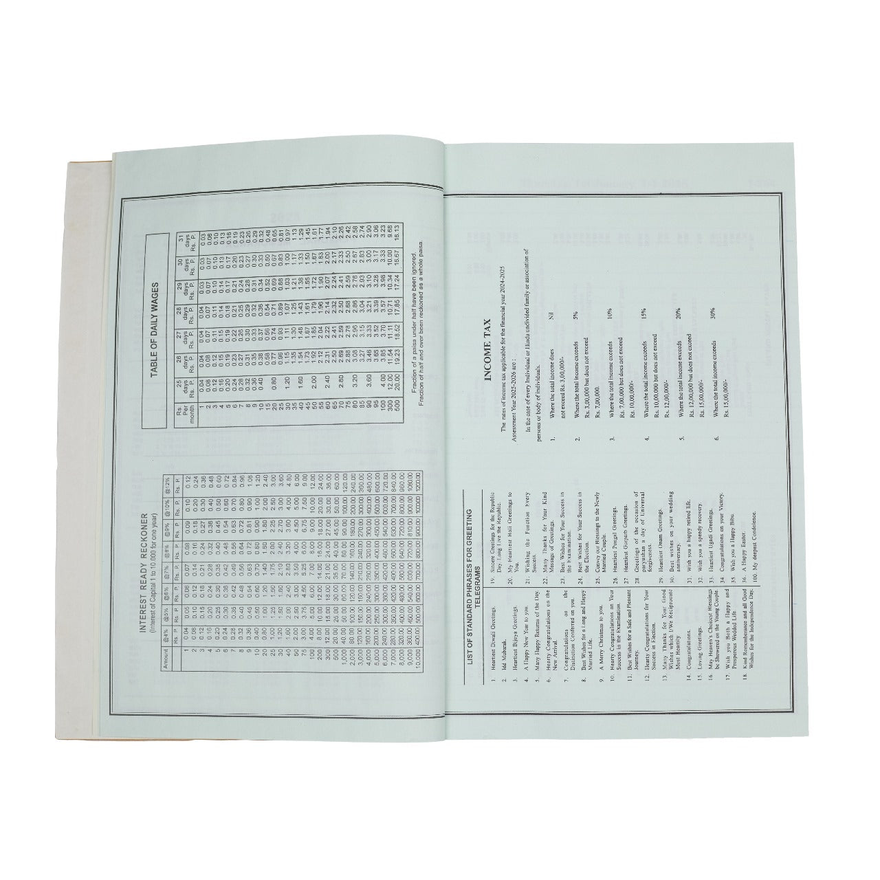 National Diary Legal Size 2026 (Hard Binding)