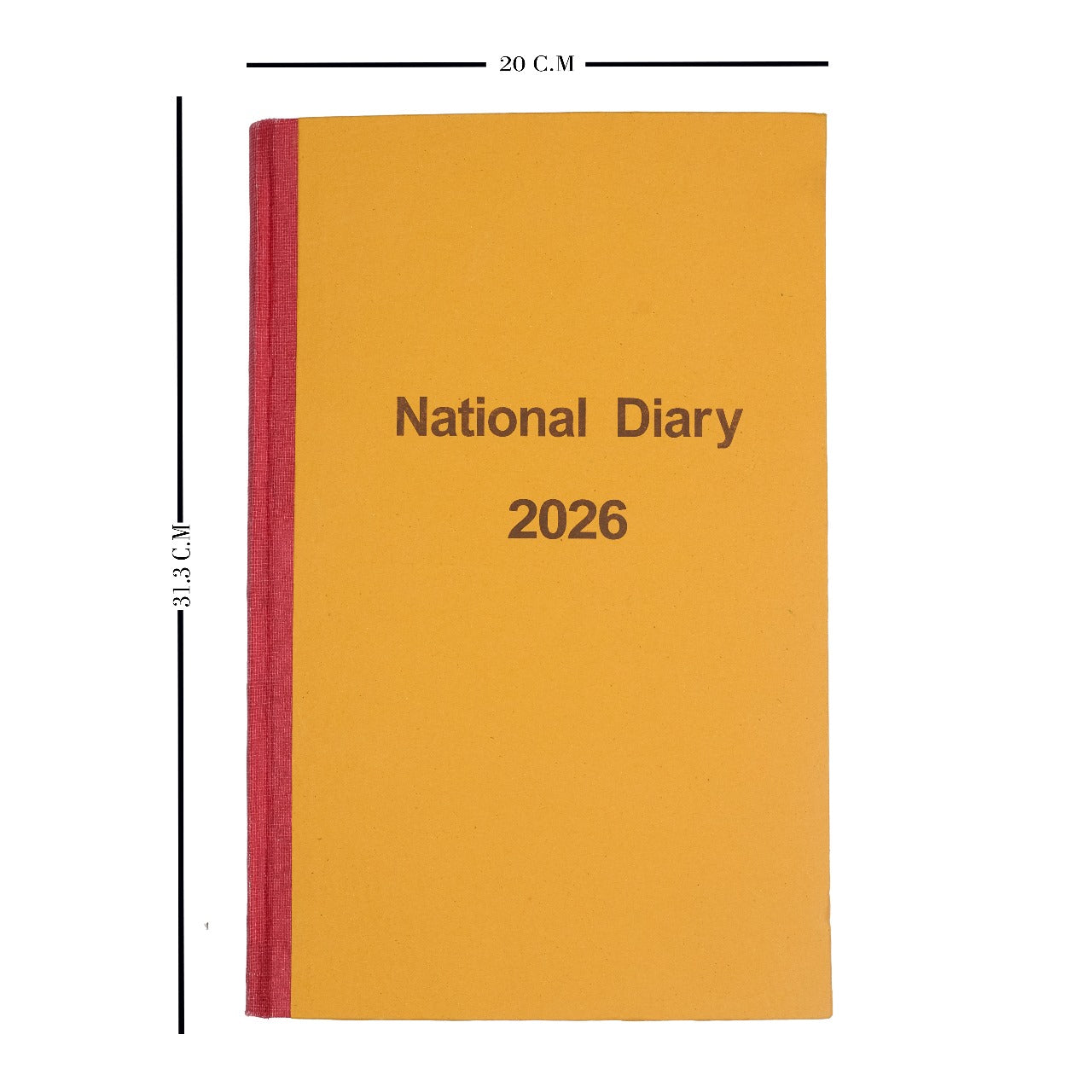 National Diary Legal Size 2026 (Hard Binding)