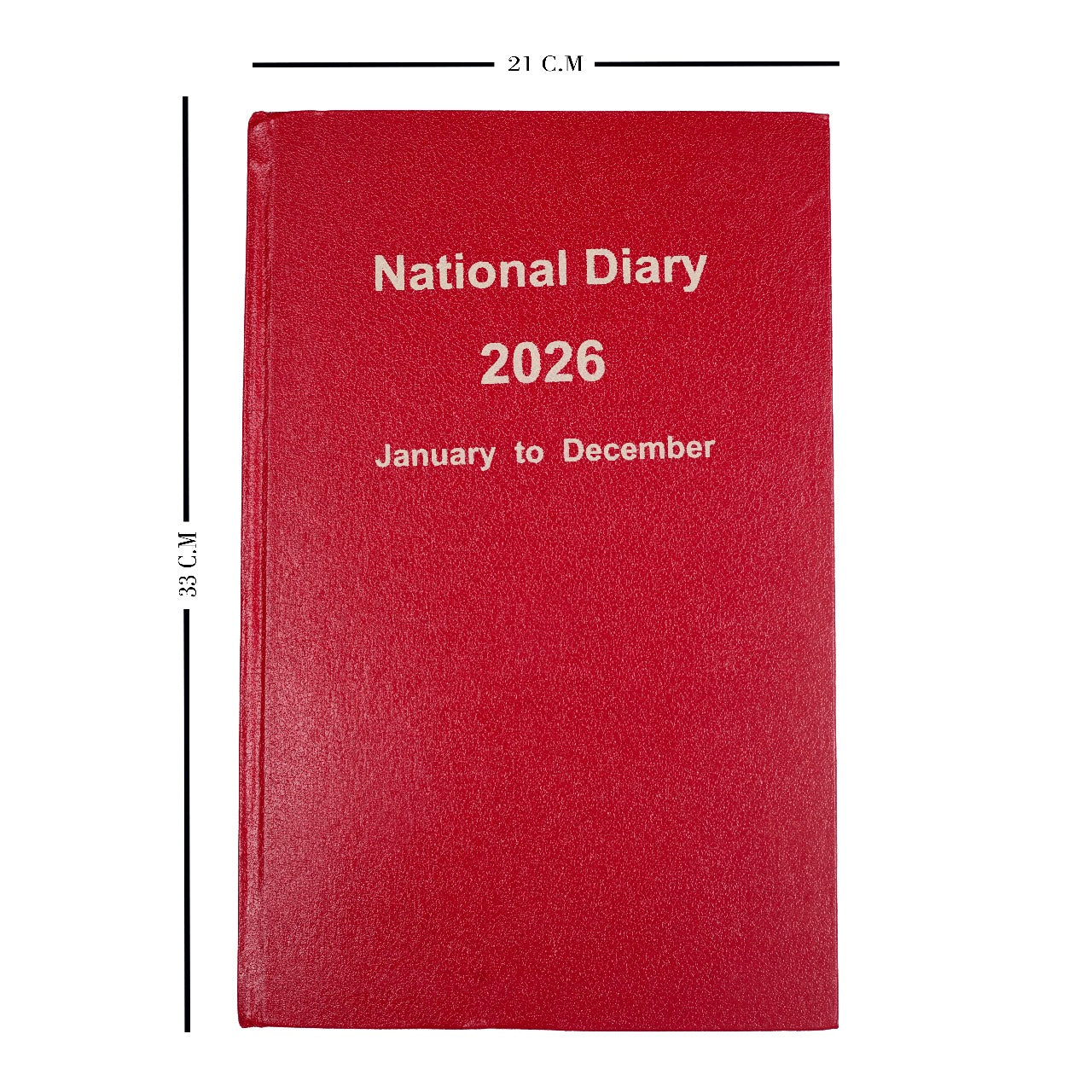 National Diary Legal Size 2026 (Rexine Binding)