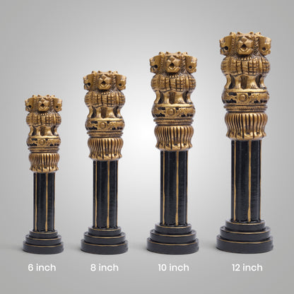 Buy Wooden Ashoka Pillar Ideal for Advocate Tabel Office & Home Decor Showpiece Best for Gifting Purpose