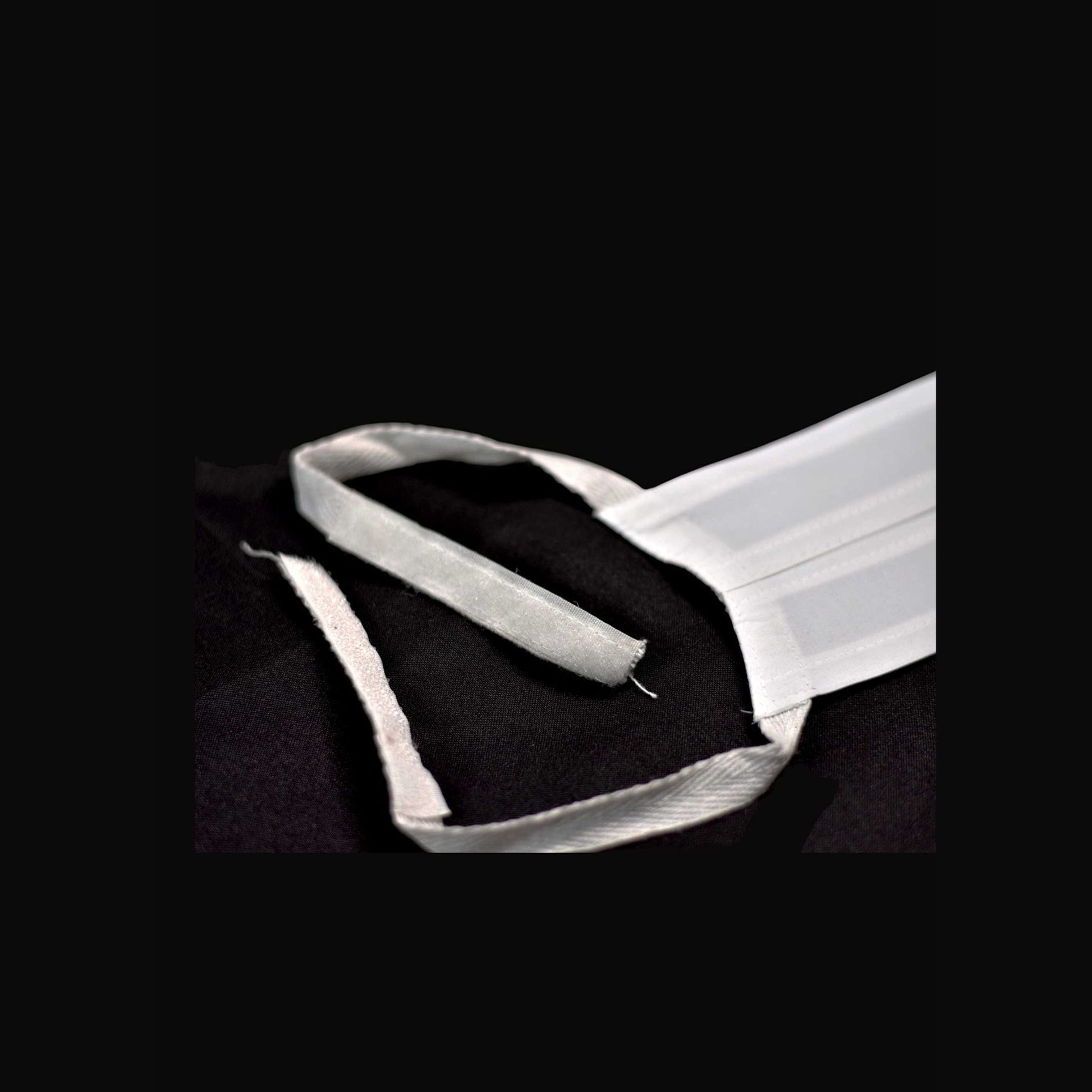Adjustable Velcro Lawyer White Band
