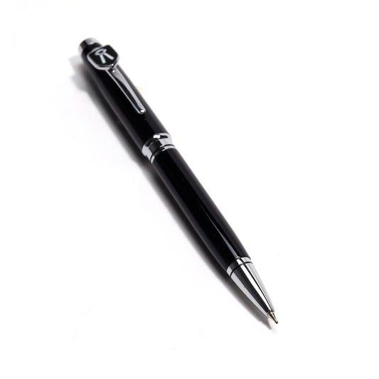 Advocate symbol twist ballpoint pen blue ink

