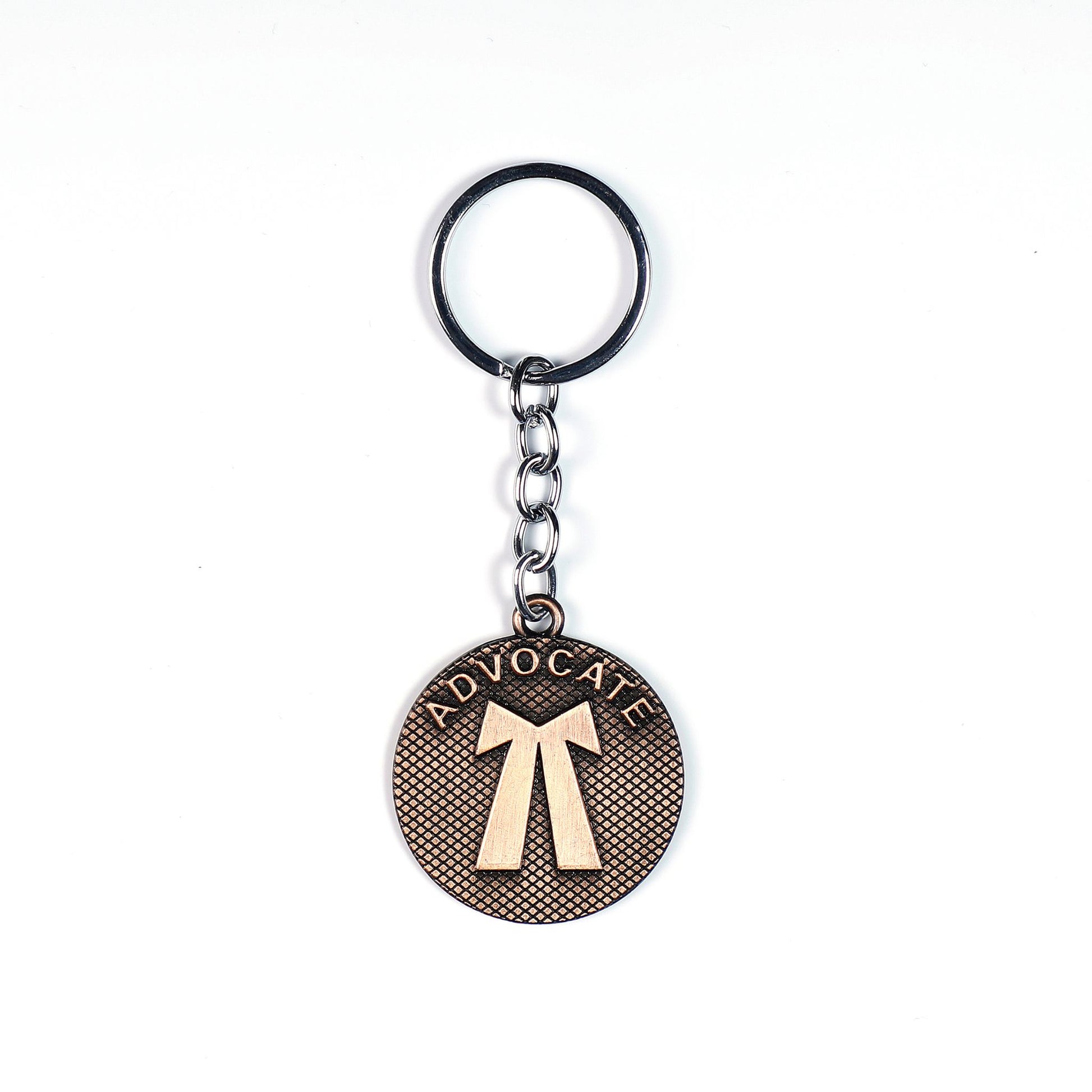 Customized Metal Lawyer Keychain with Advocate Symbol