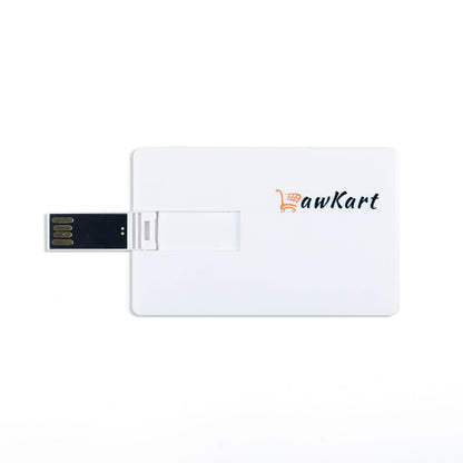 High-Speed Credit Card USB Stick in White