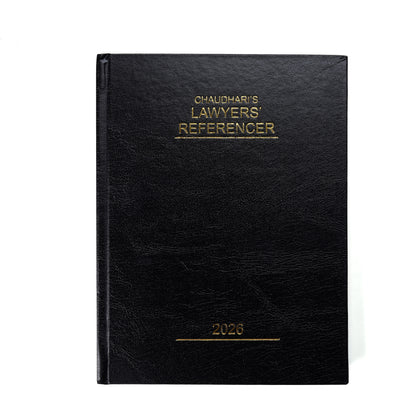 Premium Advocate Diary 2026 – High-Quality Legal Notebook for Lawyers, Hard Binding