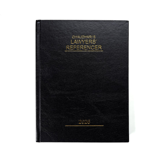 Premium Advocate Diary 2026 – High-Quality Legal Notebook for Lawyers, Hard Binding