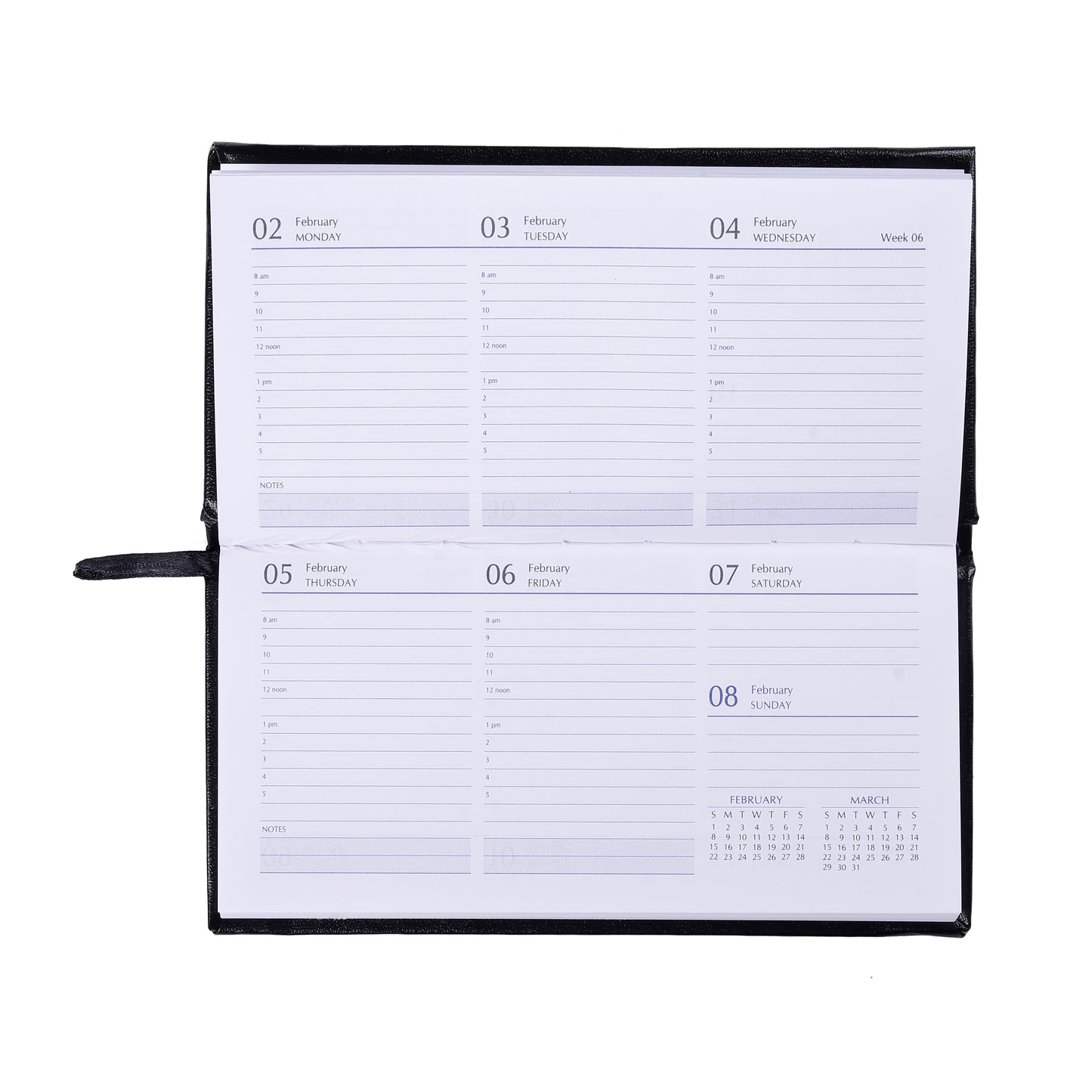 Weekly Diary 2026 Horizontal (Pack of 5)