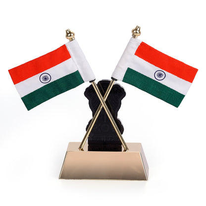 Patriotic Ashoka Pillar Showpiece for Office & Home