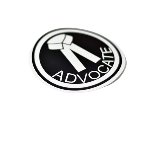 Premium Advocate Sticker for Car and Bik