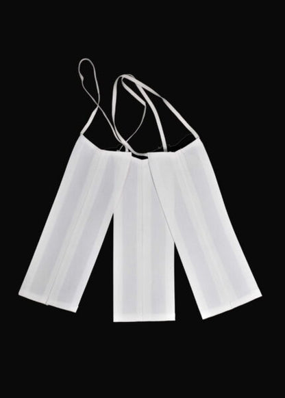 Premium Cotton Lawyer Neckband in White