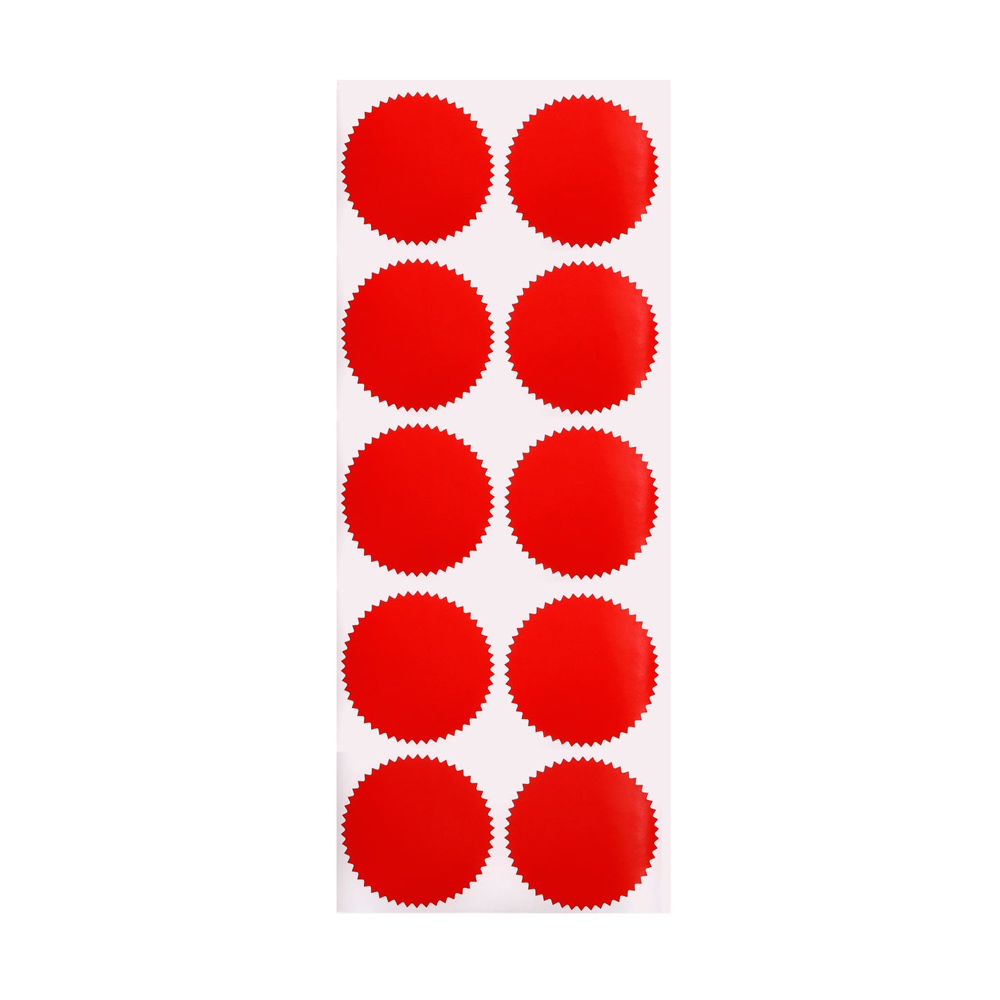 Notary Stickers For Advocates; Red Seal Stickers
