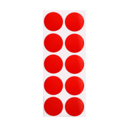 Notary Stickers For Advocates; Red Seal Stickers