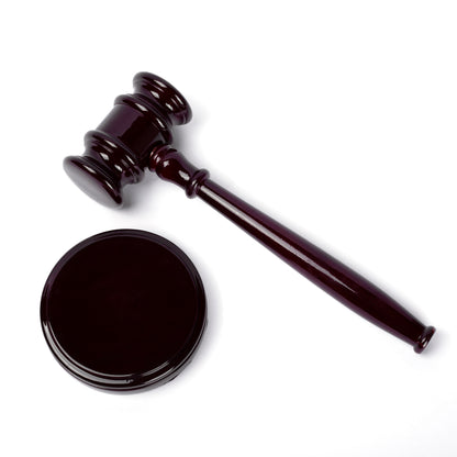 Wooden Gavel and Block Set – Great for Judge Lawyer Auction, Meetings, Office Decor & Gifting