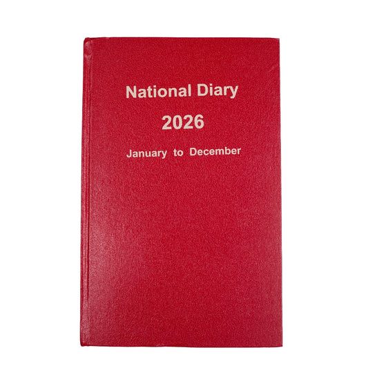 National Diary Legal Size 2026 (Rexine Binding)