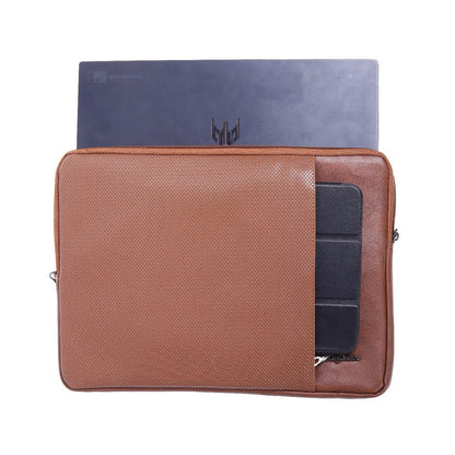 premium faux leather laptop sleeve 14
